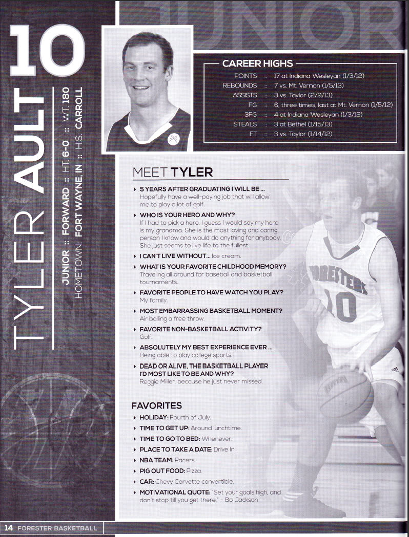 Tyler Ault Media Guide